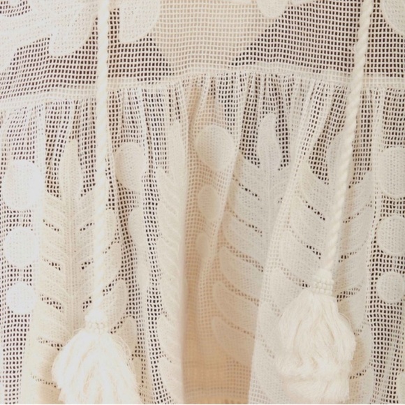 Farm Rio White Palm Tree Cutwork Mini Dress - Picture 10 of 10